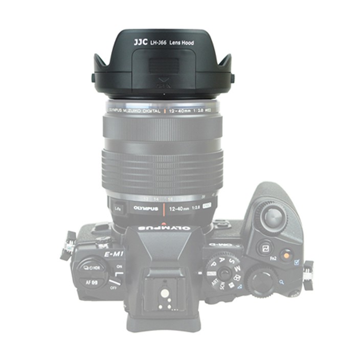 JJC LH-J66 เลนส์ฮู้ดสำหรับ Olympus 12-40mm f/2.8 PRO Lens