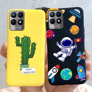 เคสโทรศัพท์มือถือแบบนิ่ม ผิวด้าน ลายนักบินอวกาศ สําหรับ Realme Narzo 50 Narzo 50 Narzo50 4G RMX3286