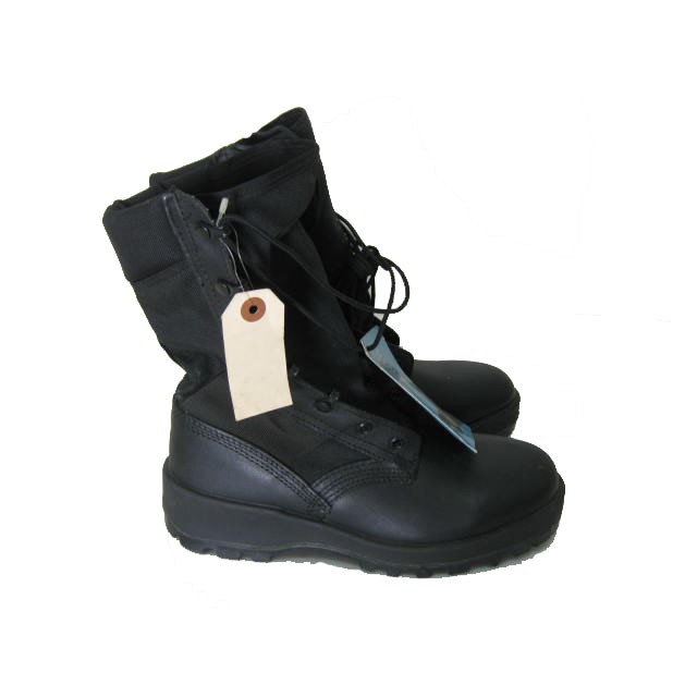 รองเท้าทหาร US. จังเกิ้ลดำ ยี่ห้อ WELLCO พื้น V-TRAX SIZE 7W ของใหม่ ของแท้ USA. 100%