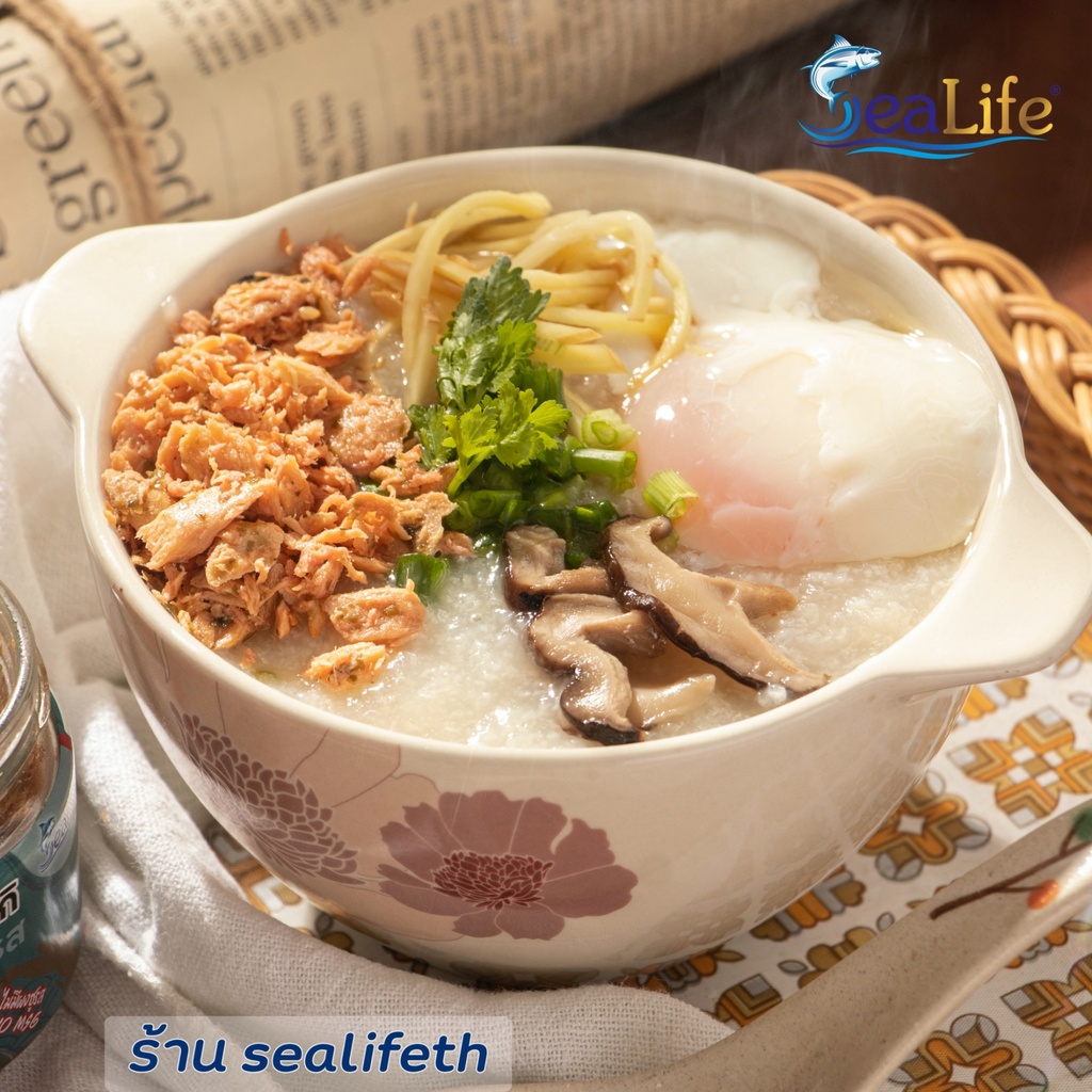 ซีไลฟ์ (SeaLife) แซลมอนเทอริยากิโนริสายหร่าย 3 กระปุก (T3) // ไม่มีผงชูรส แคลเซียม คอลลาเจน อาหารเด็ก เพื่อสุขภาพ ราคา ถูกที่สุด ดีลบีเคเค แกลเลอรีภาพที่ 5