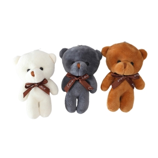 ตุ๊กตาหมีเท็ดดี้น่ารัก ขนาดเล็ก เหมาะกับเป็นของขวัญ ของเล่นสําหรับเด็ก DIY