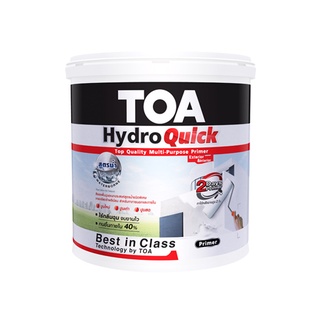 TOA HydroQuick Primer สีรองพื้นอเนกประสงค์สูตรน้ำ ขนาด 3.785 ลิตร