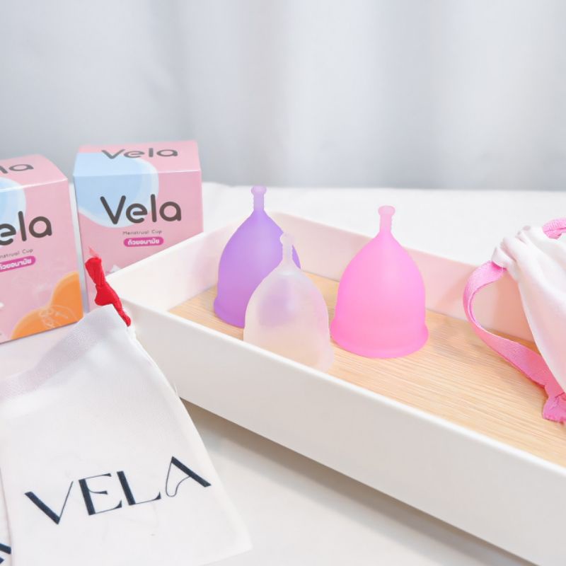 Vela cup ถ้วยอนามัยรองประจำเดือน รับประกัน 1ปี