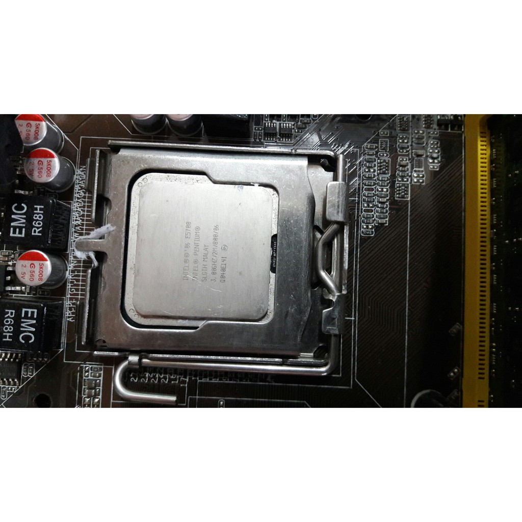 INTEL E5700 + ASUS P5KPL SE ซีพียูพร้อมเมนบอร์ด