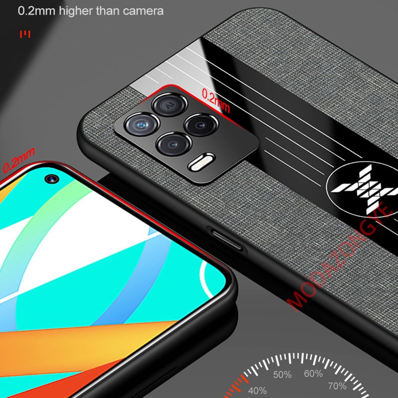 Realme 8 5g เคส พลาสติกแบบแข็ง Shockproof Phone Case Back Cover Realme 