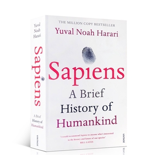 Sapiens a Brief History of Humankind book in English reading หนังสือภาษาอังกฤษ มือหนึ่ง ประวัติศาสตร์