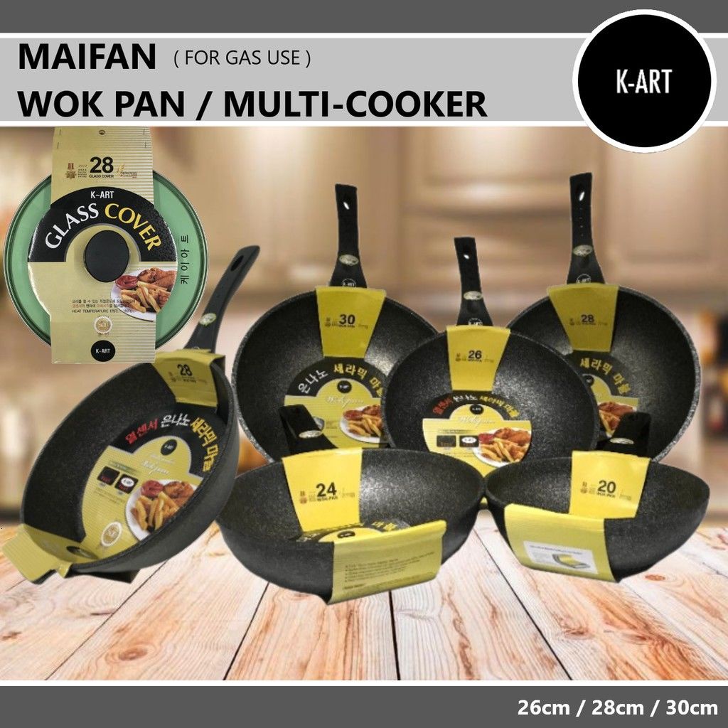 ข้อเสนอพิเศษ K-ART MAIFAN Wok Pan / Multi-Cooker  For Gas Use
