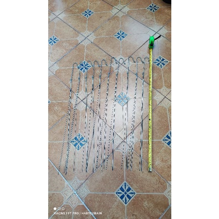 ลวดแขวนกระถาง 65 เซนติเมตร มัดละ 10 เส้น สินค้าพร้อมส่ง