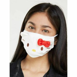 ผ้าปิดจมูก sanrio  คิตตี้,มายเม,ชินม่อน (มีช่องสำหรับใส่แผ่นกรอง)