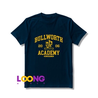 เสื้อยืด พิมพ์ลายโลโก้ Bullworth Academy Bully Game สําหรับผู้ชาย ผู้ใหญ่ 316