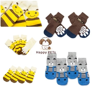 Happy PETs 🐾 Size 2XL-5XL ถุงเท้าสุนัขใหญ่ ถุงเท้าหมา [เลือกลายได้]🐾