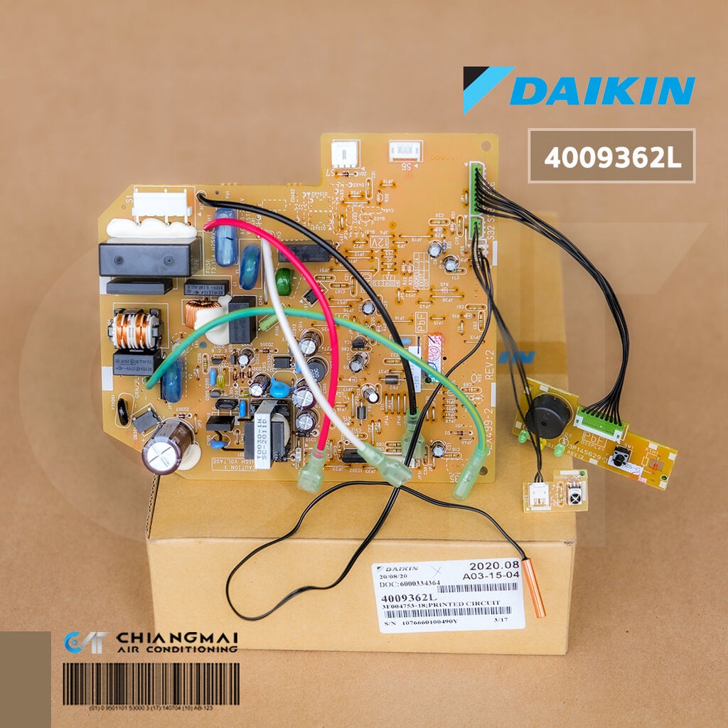 4009362 / 4009362L แผงวงจรแอร์ Daikin แผงบอร์ดแอร์ไดกิ้น บอร์ดคอยล์เย็น รุ่น FTM09NV2S, AT09KV2S, AT