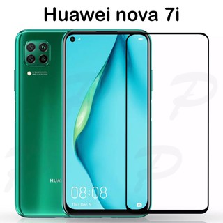 Huawei Nova7i ฟิล์มกระจกนิรภัย เต็มจอ Huawei Nova7i ฟิล์มเต็มจอ ใสเคสได้ ฟิล์มกันกระแทก ฟิล์มกันรอย ฟิล์มกันแตก คุณภาพดี