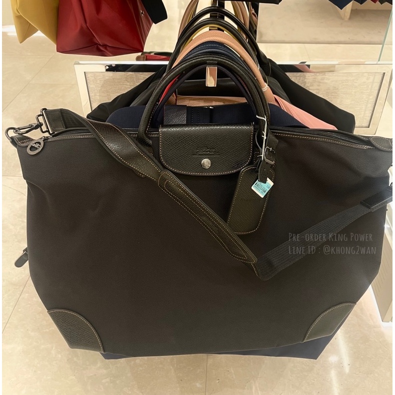 Longchamp Boxford travel Bag Size L BLACK ( ของแท้ 100 สินค้าจาก King