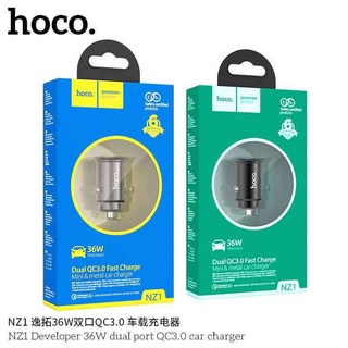 Hoco​ NZ1 หัวชาร์จ​รถ QC3.0​ 2USB​ 36W ที่จุดบุหรี่ car charge carcharge ชาร์ทรถ หัวชาร์ทในรถยนต์