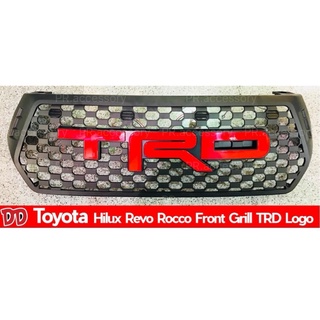 กระจังหน้ารถ TOYOTA REVO ROCCO TRD สีแดง
