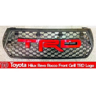 กระจังหน้ารถ TOYOTA REVO ROCCO TRD สีแดง