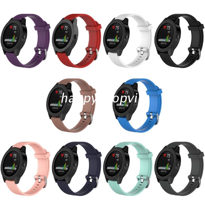 Hsv สายนาฬิกาข้อมือซิลิโคน แบบเปลี่ยน สําหรับ Garmin Vivoactive 3 Vivomove Vivomove Hr
#8