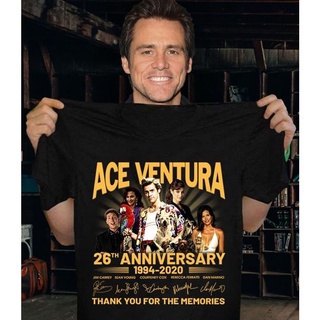เสื้อวันพีช - แฟนๆACEVenturaครบรอบ26ปีขอบคุณสําหรับความทรงจําอันเป็นเอกลักษณ์เสื้อยืดสีดําS-5XL)