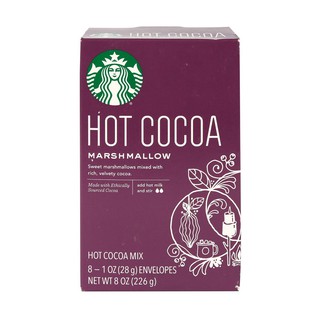เครื่องดื่มโกโก้ปรุงสำเร็จผสมมาร์ชเมลโลว์ สตาร์บัคส์ Instant cocoa with Starbucks marshmallows
