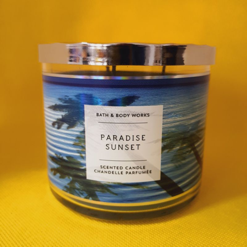 paradise sunset candle bath and body works