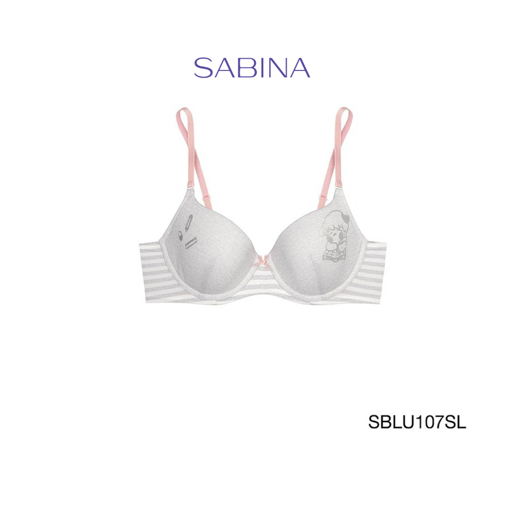 Sabina เสื้อชั้นใน Pretty Perfect Collection My Sticker SBLU107SL สีเทา