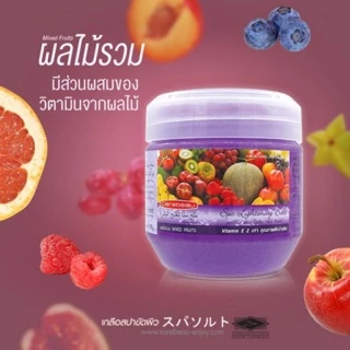 Carebeau แคร์บิว เกลือสปา ขัดผิวกาย สูตรผลไม้รวม 700g