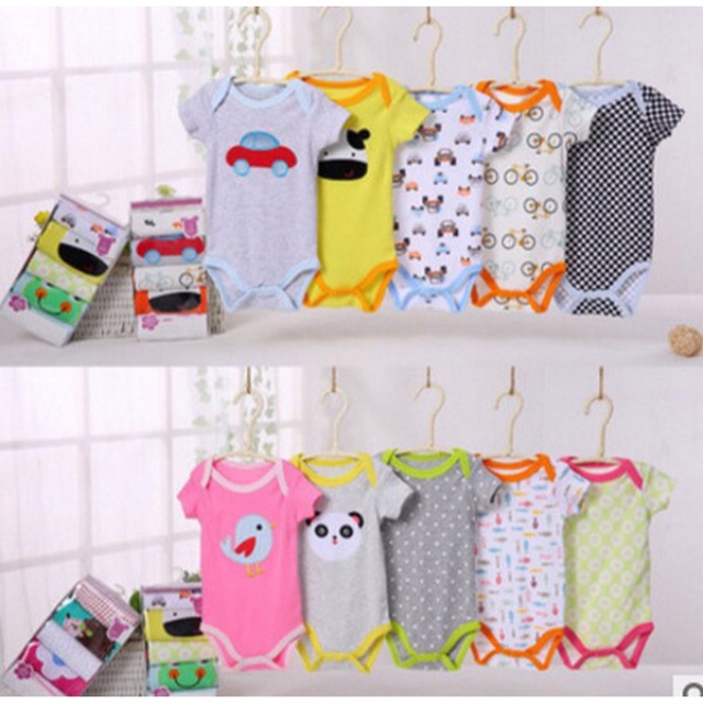 BSS003S ชุดบอดี้สูท คอตตอน 100% Carter’s *สินค้าลดราคา เลือกลายไม่ได้* (0-3ด/3-6ด/6-9ด/9-12ด/12-18ด/