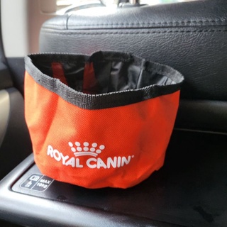 Royal Canin ถ้วยอาหารสัตว์ พับได้ อาหารสุนัข เหมาะสำหรับพกไป แคมปิ้ง Camping