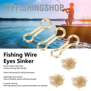 [ffffishingshop] อุปกรณ์ตกปลาสกรูห่วงลวดตา Sinker Wild สําหรับร้านค้าร้านค้า