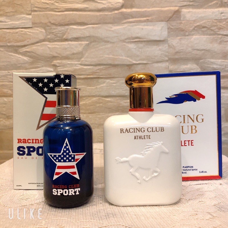 น้ำหอมแท้นำเข้า น้ำหอม Racing Club Athlete และ Racing Club Sport 100 ml. กลิ่นเทียบเคียง Polo Blue S