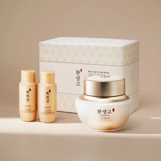 THE FACE SHOP YEHWADAM HWANSAENGGO SNOW GLOW DARK SPOT CORRECTING CREAM SPECIAL SET เซ็ตครีม เยฮวาดัม ลดฝ้า กระจุดด่างดำ