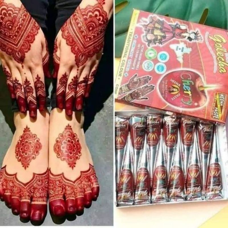 Golecha Cherry Henna Inai Ukir