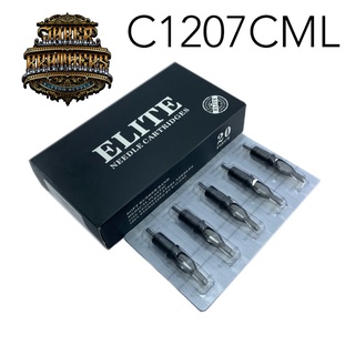 อุปกรณ์สัก ELITE รุ่น.1 ลงเงา ลงสี เเบนโค้ง 0.35MM 1 กล่อง 20 ชิ้น พร้อมส่ง!