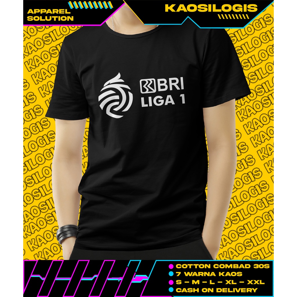 เสื้อยืดกีฬา BRI LEAGUE 1 Distro V2 - Kaosilogis
