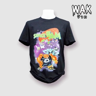 เสื้อยืดคอกลมเสื้อยืด Space Jam สินค้าลิขสิทธิ์แท้100%S-5XL