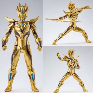 Gold Unlimited Ultimate Cyro Ultraman Figure ACT Triga โมเดลตุ๊กตาข้อต่อขยับได้ ของเล่นสําหรับเด็กผู้ชาย 10.6