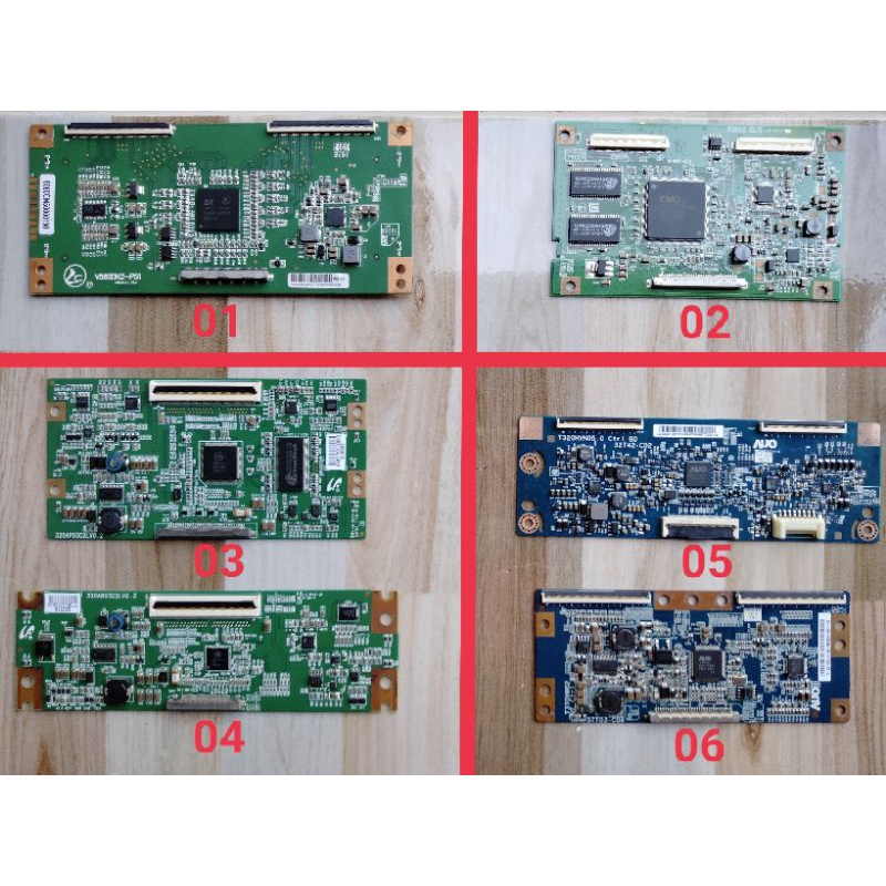 เเผง T-CON ไม่ระบุยี่ห้อ ใช้ IC : CM2681A-KQ, CM3971-GSDXGD, LMX6322T1 ...