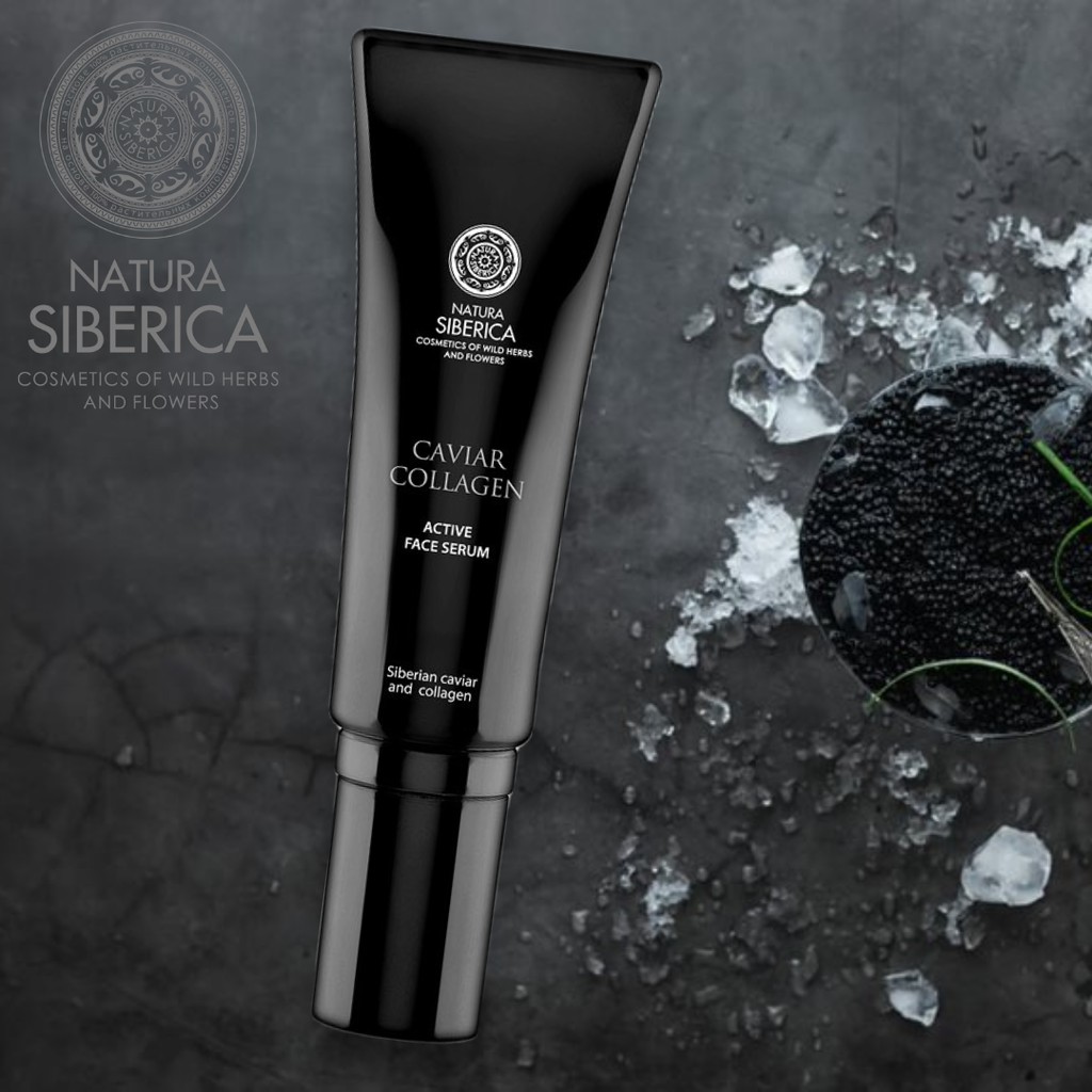คาเวียร์ คอลลาเจน ครีม สูตรกลางคืน Natura Siberica Caviar Collagen Night Face Concentrate ครีมลดริ้วรอย กระชับผิว
