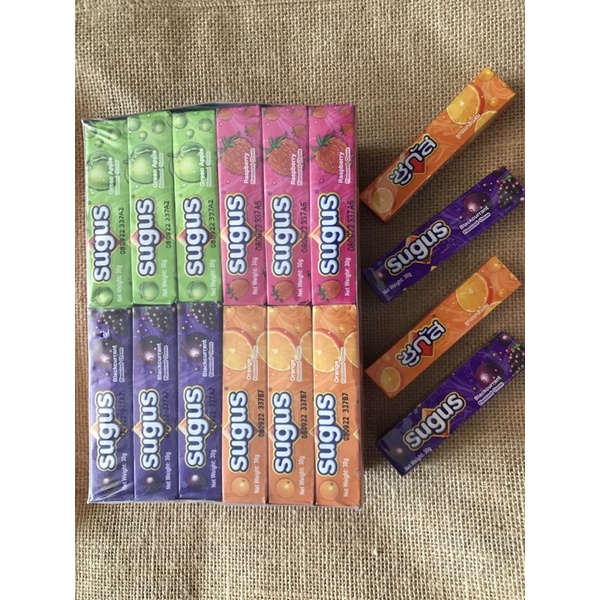 sugus(ซูกัส)หลากหลายรสชาติ