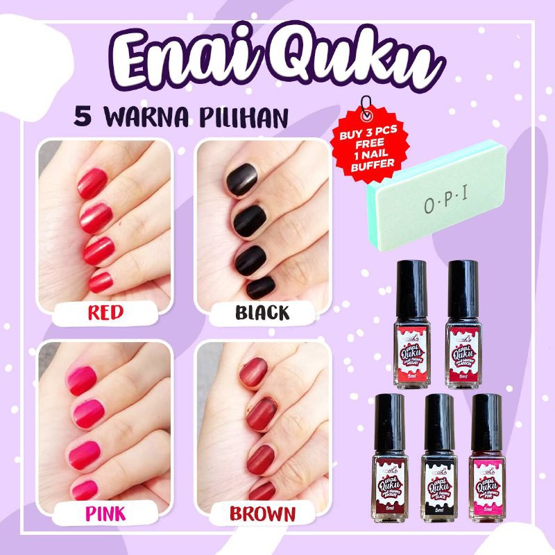 INAI KUKU VIRAL / NAIL HENNA (WUDUK FRIENDLY)