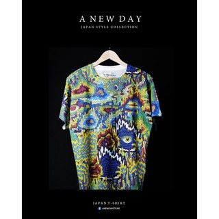 A NEW DAY 181 เสื้อสกรีนเต็มตัว สไตล์ญี่ปุ่น ลาย MELT