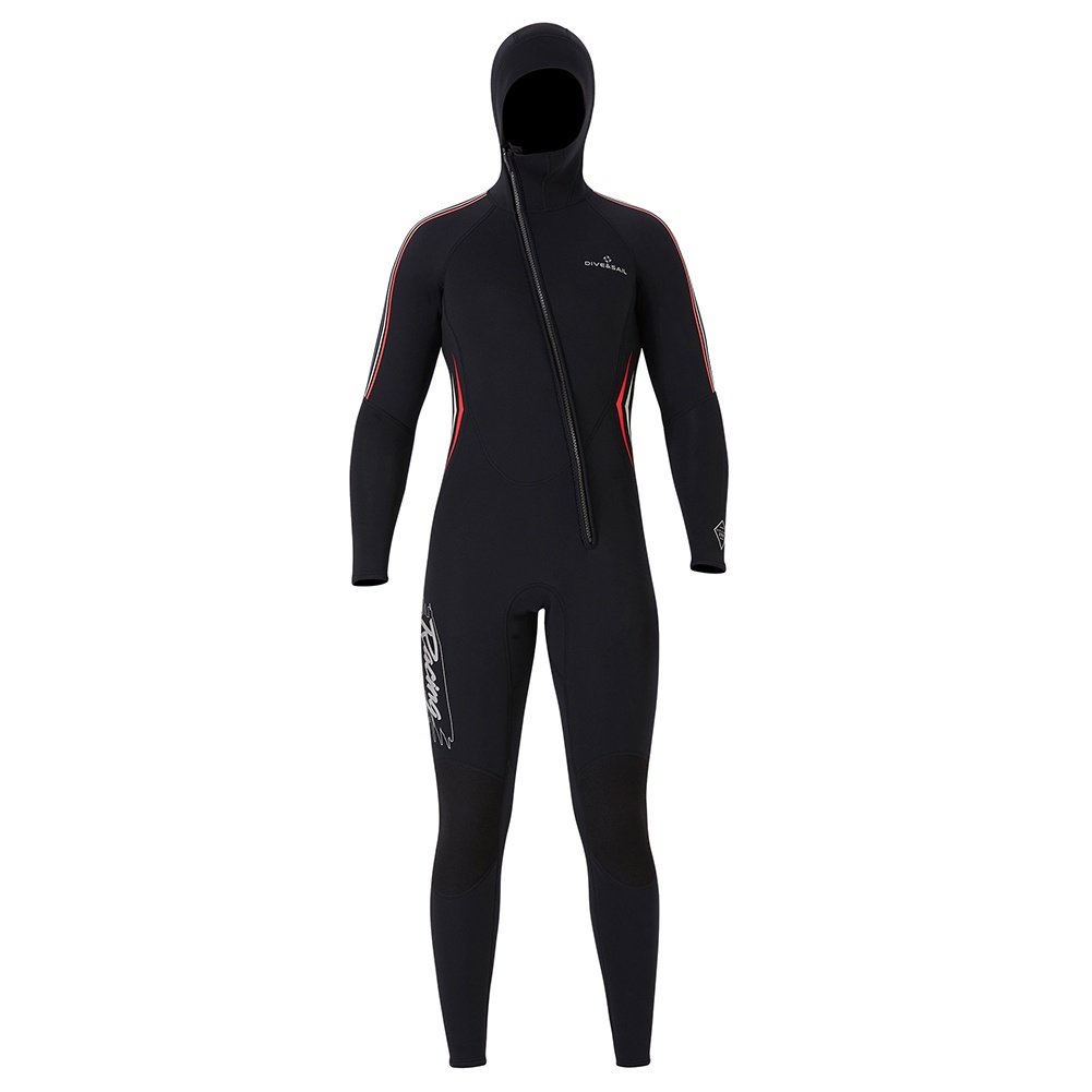 One Piece Long Sleeve Wetsuits Back Zip Thermal Swimsuit for Swimming Snorkeling Kayaking Cold Water Sports Wetsuit Women Men Full Body Wet Suit 3MM Neoprene Surfing Scuba Diving Suits 