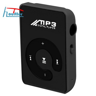 เครื่องเล่นเพลง MP 3 ดิจิตอล USB ขนาดเล็กสีดำ
