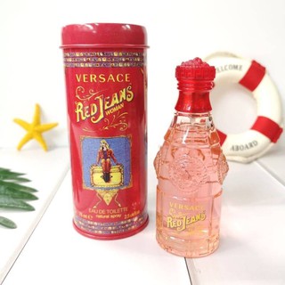 น้ำหอม Verace Red Jeans for Woman Eau de Toilette Spray 5ml  (Tester ฝาหลวมนิดๆ คะ)