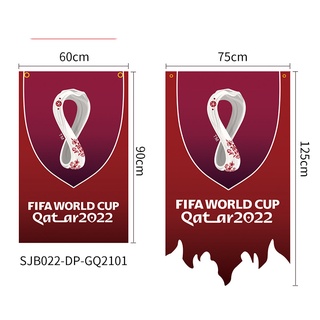 ธงชาติฟุตบอล Qatar World Cup 32 ประเทศ สําหรับตกแต่งปาร์ตี้ 2022