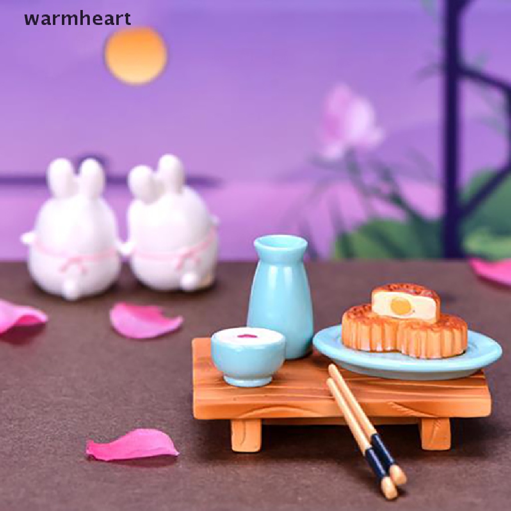 (warmheart) กระถางขนมไหว้พระจันทร์ กระต่าย ขนาดเล็ก DIY สําหรับเทศกาลไหว้พระจันทร์ ฤดูใบไม้ร่วง