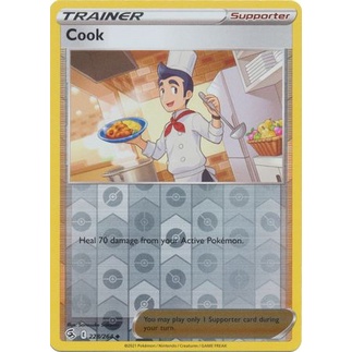 [การ์ดโปเกมอน] Cook - 228/264 - Uncommon Reverse Holo (Fusion Strike)