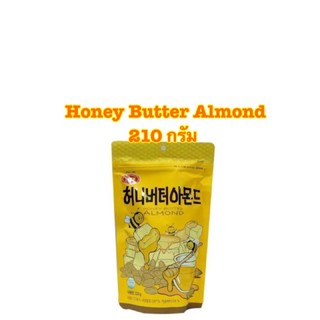 Toms Farm Honey Butter Almond ทอมส์ฟาร์ม อัลมอนด์เกาหลี รสเนยน้ำผึ้ง ขนาด 210 กรัม