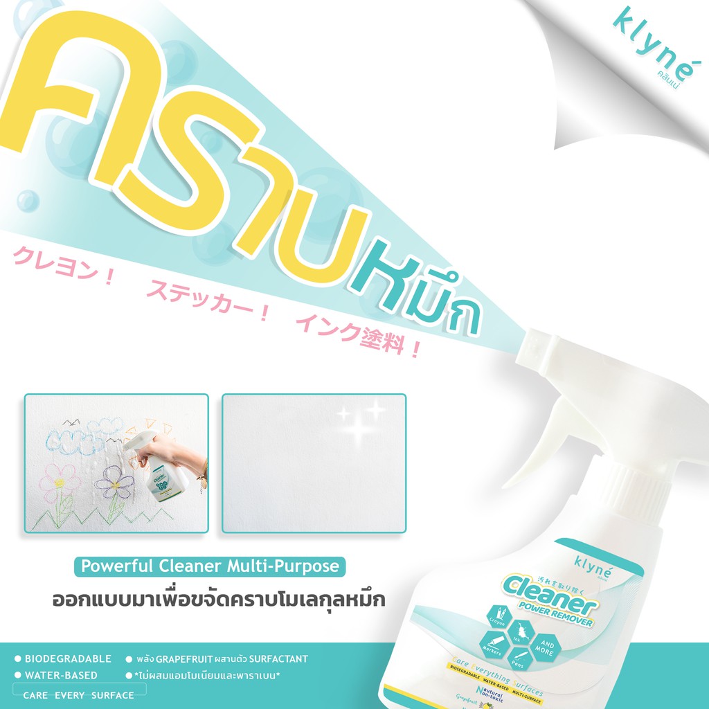 น้ำยาทำความสะอาดคราบหมึกปากกาpermanent/ คราบสติกเกอร์ / คราบกาว / สี และอื่นๆ